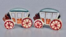 Stagecoaches salt & pepper shakers