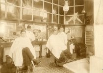 George H. Kelley at Barber Shop