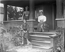 Three women on a porch, c. 1912