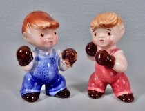 Kid boxers salt & pepper shakers