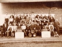 Fredericksburg Brewery employees group portrait