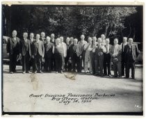 Coast Division Pensioners' Barbecue group portrait