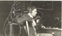 Operator at Federal Telegraph station, Fort Worth, Texas, 1911