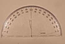 Plastic protractor