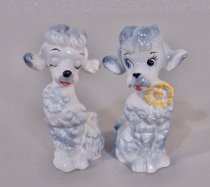 Poodles salt & pepper shakers