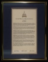 U.S. House of Representatives Resolution in honor of Rod Diridon