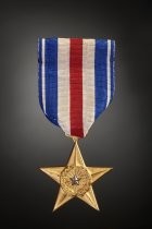 Silver Star Medal awarded to Captain Samuel L. Washington