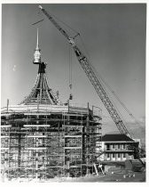 Carousel under construction at Great America