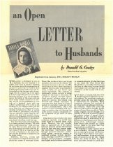 An open letter to husbands