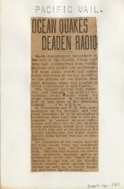 Ocean Quakes Deaden Radio