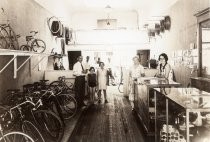 Interior of Maxwell's Cyclery