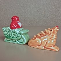 Santa & Rudolph salt & pepper shakers