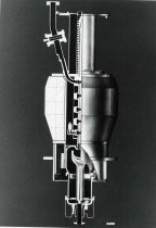 Klystron or electron tube drawing