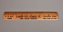 Garden City Lumber Co. 6" ruler