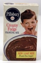 Pillsbury Creamy Fudge Frosting Mix box