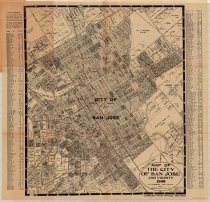 Map of the City of San Jose and Vicinity 1906