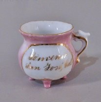 Pink souvenir cream pitcher