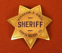 Sheriff William J. Emig Sheriff's Badge