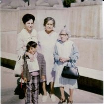 Beatrice (Sanchez), David, mom and her sister, 1970s