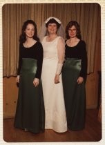 Janice Steele on her wedding day