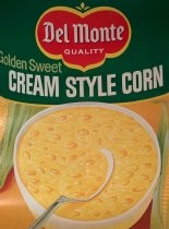 Del Monte brand creamed corn