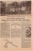 James Phelan's Saratoga mansion: historical honors for Villa Montalvo