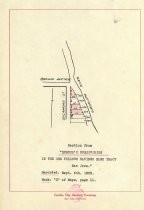 Abstract of Title and List of Incumbrances for Lots 125, 126 and 128 Bender Subdivision, San Jose