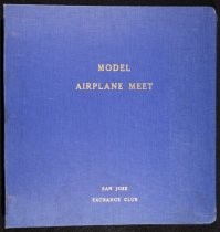 Fourth Annual Model Airplane Meet scrapbook & photo album