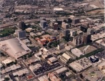 Aerial view of downtown San Jose