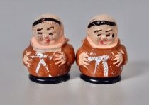 Tiny monks salt & pepper shakers