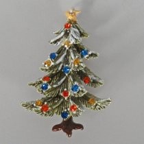 Christmas tree brooch