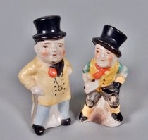 Top hat men salt & pepper shakers