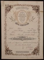 Bird Hodge baptismal certificate