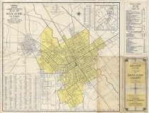 Official San Jose Chamber of Commerce Map of San Jose and environs including Santa Clara