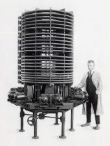 Turning coil for 1000 KW Federal Telegraph company arc converter, ca. 1920