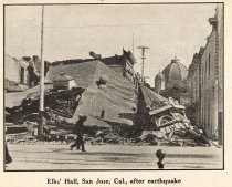 Elks' Hall, San Jose, Cal., after earthquake