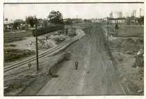 "Looking north from San Carlos St Viaduct April 24, 1935"