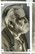 Portrait of Edwin Markham in profile