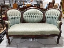 Upholstered settee