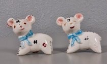 Stuffed bear salt & pepper shakers