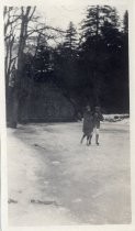 Frances Welch and Dr. Peterson Skating in Yosemite