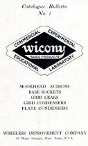 Moorhead, O. B. brochure on Moorhead Audions, by Wireless Improvement Company, no date