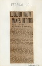 Ecuador Radio Makes Record
