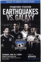 Salute to Armed Forces Night : Stanford Stadium : Earthquakes vs. Galaxy