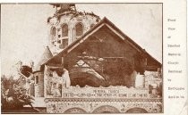 Front View of Stanford Memorial Church Destroyed by Earthquake April 18, '06