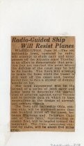 Radio-Guided Ship Will Resist Planes