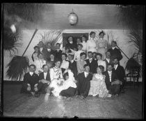 Group portrait at a party