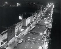 South First Street at Christmas, 1958