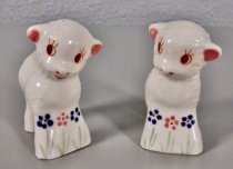 White lambs salt & pepper shaker