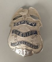 Santa Clara County Deputy Sheriff Badge, No. 283